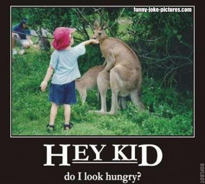 View joke - Hey kid, do I look hungry?