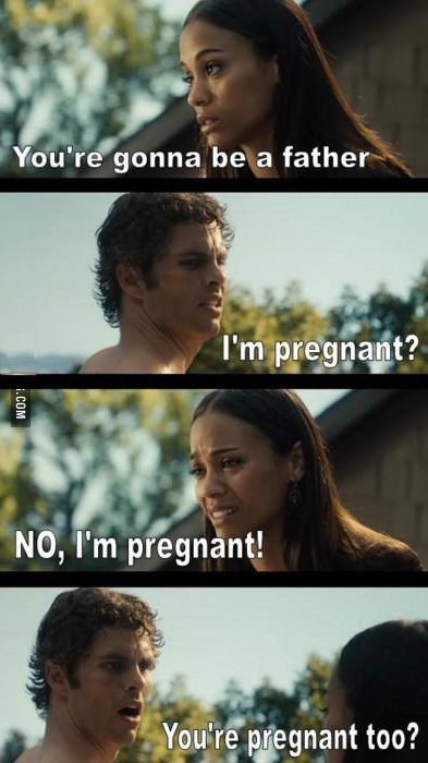 View joke - You are pregnant too ?
