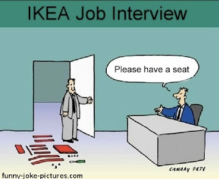 View joke - IKEA job interview. Please have a seat.