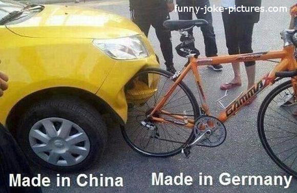 View joke - Made in China. Made in Germany.