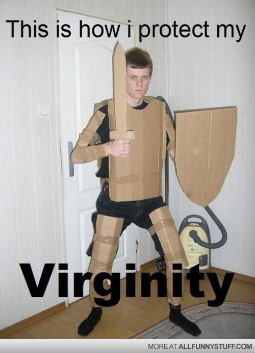 View joke - This is how I protect my virginity